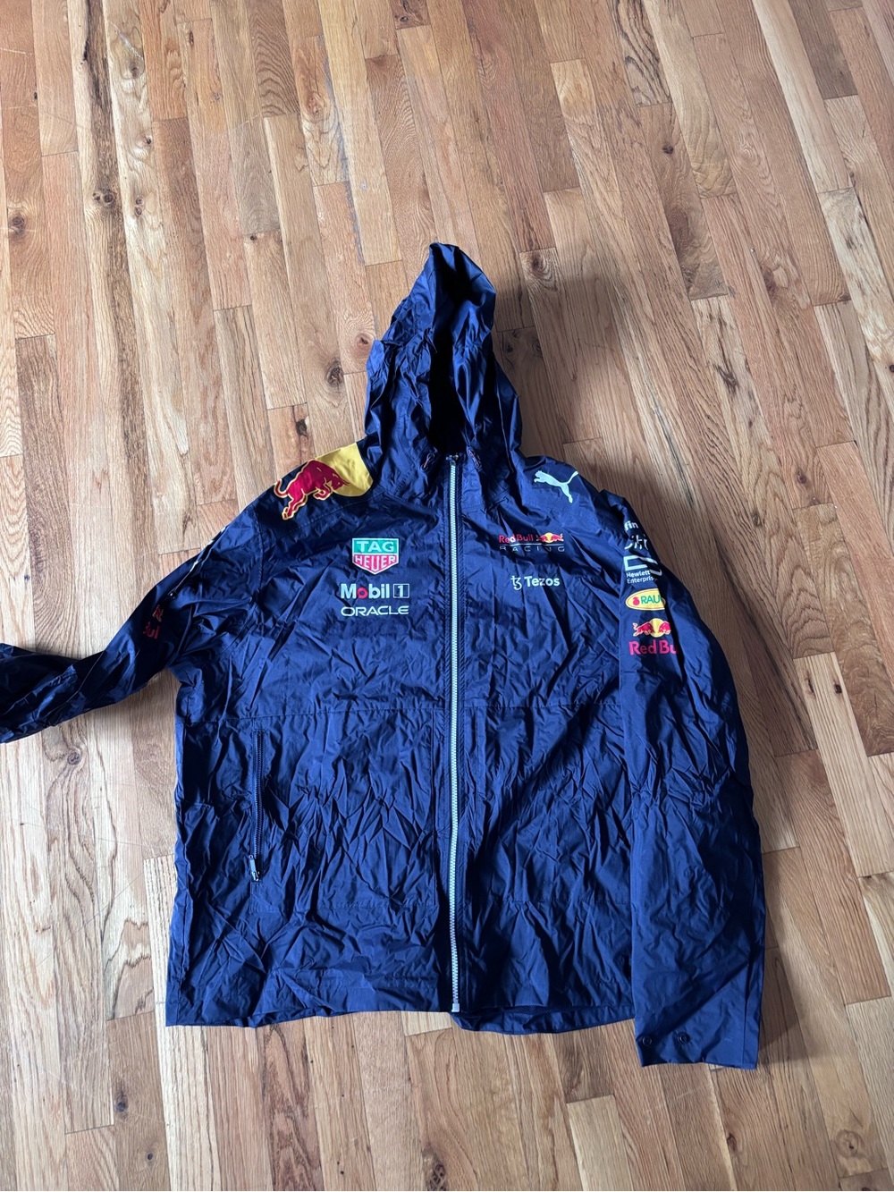Red Bull F1 Navy Hooded Jacket